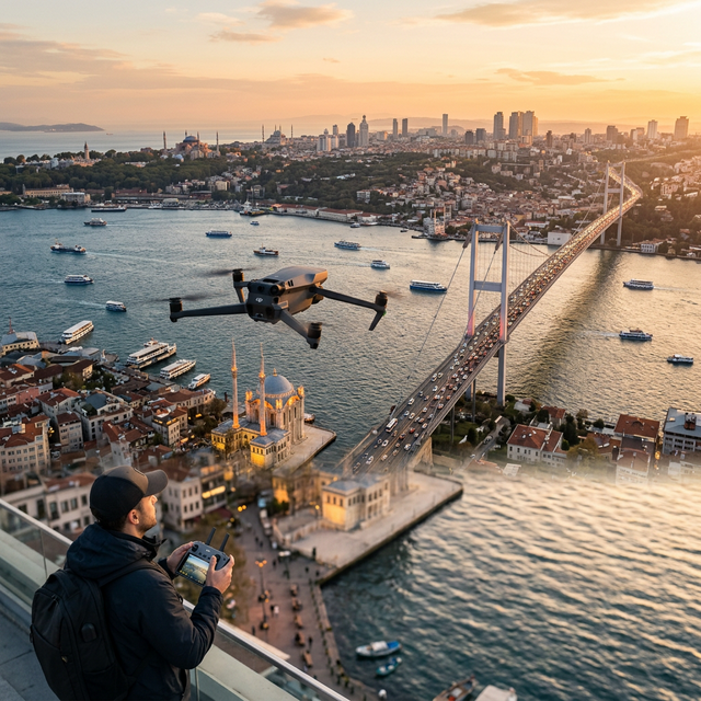 Drone çekimi hava fotoğrafçılığı İstanbul