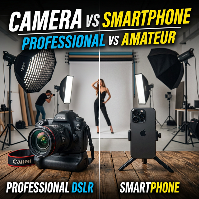 Profesyonel fotoğraf mı telefon fotoğrafı mı