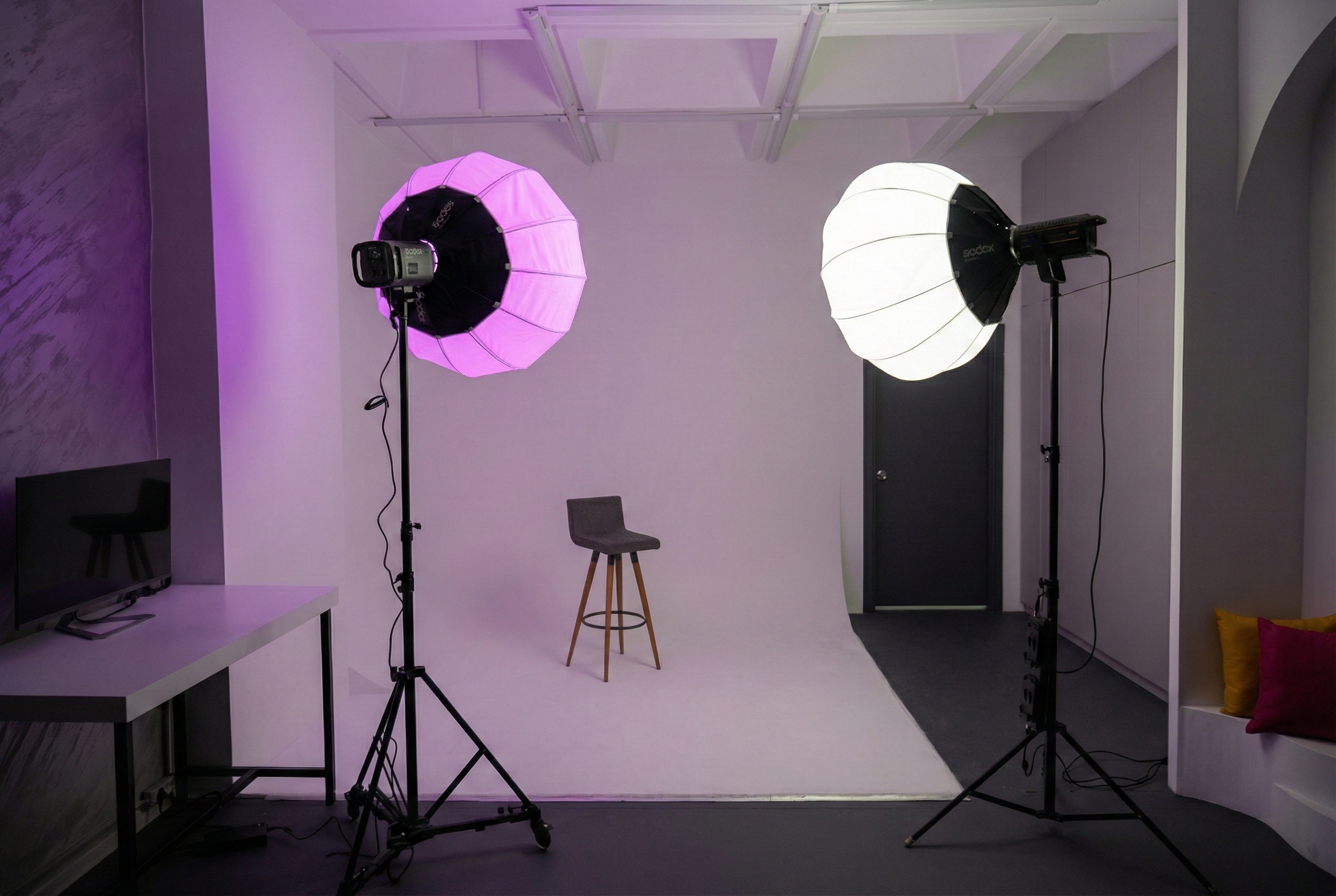 Stüdyo çekim ortamı